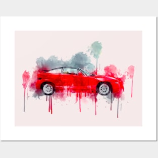 Alfa Romeo Zagato Red Hot Posters and Art